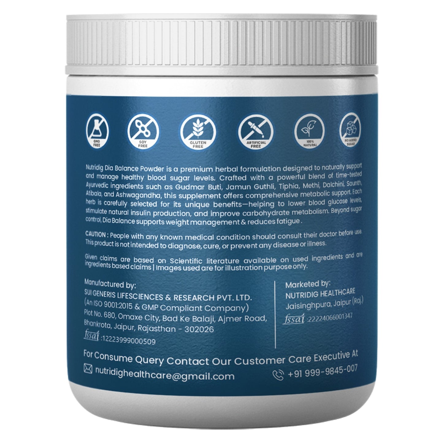 Nutridig® DiaBalance Powder | Herbal Powder for Diabetes Management