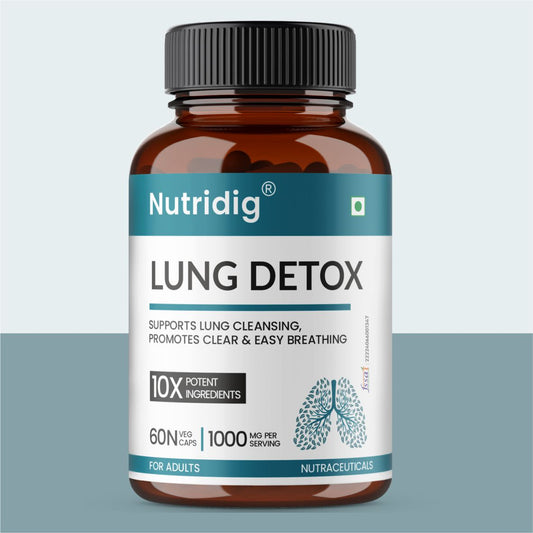Nutridig® Lung Detox & Recovery | Potent & Safe Supplement - 60 Capsules