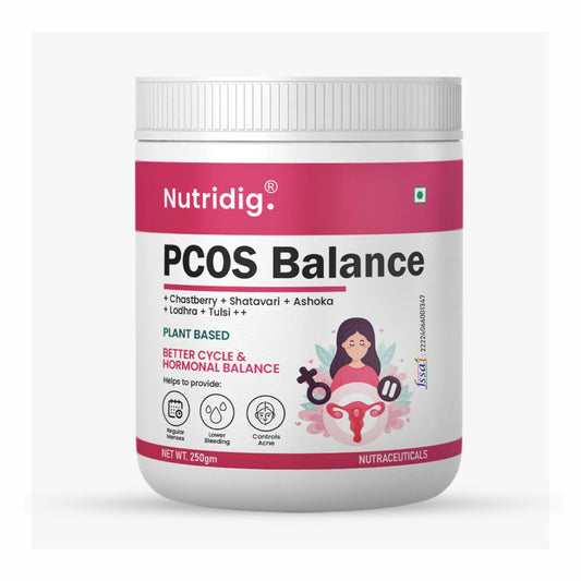 Nutridig® PCOS/PCOD Care Herbal Powder | Natural Ingredients - 250gm